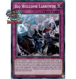 Yugioh! 1x Big Welcome Labrynth RA04-EN104 Collector's Rare 1st Ed NM - Image 1