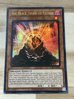 2x Black Stone of Legend LDK2-ENJ05 Unlimited Ultra Rare - Image 1