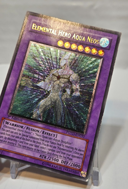 ULTIMATE Rare Elemental Hero Aqua Neos POTD-EN031 1st Edition Yugioh 111 - Image 4