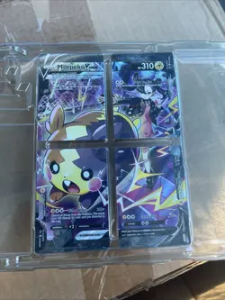 Morpeko V-Union Pokemon Crown Zenith Black Star Promo 4 Card Set - Image 1