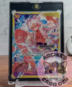 One Piece Card Game Grand Asia Open Stamped Monkey D. Luffy Promo OP05-119 SEC - Image 1