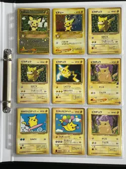 Japanese Pokemon Pichu Pikachu Raichu 18 cards Glossy CoroCoro Comic,Ivy,Flying - Image 2