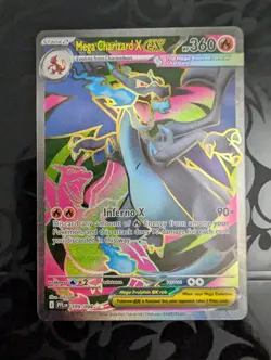 Mega Charizard X ex 109/094 - Pokemon Phantasmal Flames Card - NM/M - Image 1