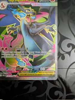 Mega Charizard X ex 109/094 - Pokemon Phantasmal Flames Card - NM/M - Image 3