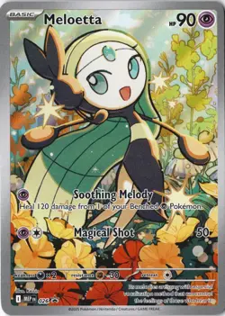 Meloetta MEP 026 Illustration Rare Mega Evolution Promo Pokemon Trading Card - Image 2