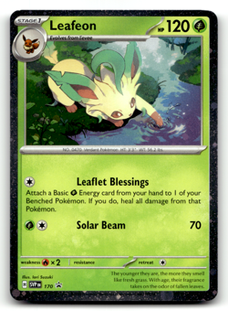 Leafeon - (Cosmos Holo) 170 Holo Promo SV: Scarlet & Violet Promo Cards LP - Image 1