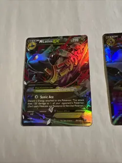 HOMEMADE FLASHY FAN ART CARDS M Latios EX, M Mewtwo EX, M Scizor EX - Image 2