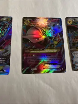 HOMEMADE FLASHY FAN ART CARDS M Latios EX, M Mewtwo EX, M Scizor EX - Image 3