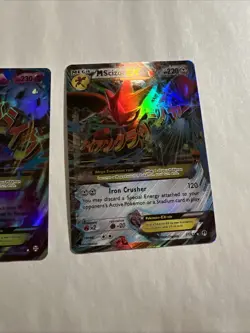 HOMEMADE FLASHY FAN ART CARDS M Latios EX, M Mewtwo EX, M Scizor EX - Image 4