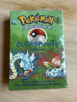 Pokemon Overgrowth Factory SEALED Trading Cards Theme Deck Base Set 1999 WOTC - Image 1