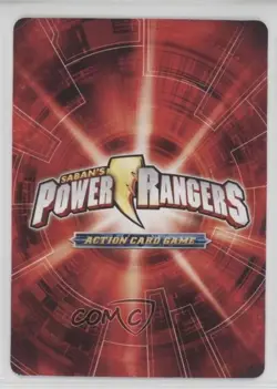2013 Saban's Power Rangers - Action Card Game Blue Mighty Morphin Ranger #1-069 - Image 2