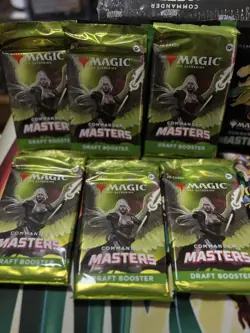 Magic: The Gathering Commander Masters Draft Booster Pack [20 Card Packs] - Image 1