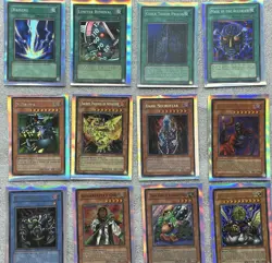Vintage Yugioh Card Holo Collection 12 Cards Holos, Ultra Rares, Secret Rares - Image 1