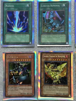 Vintage Yugioh Card Holo Collection 12 Cards Holos, Ultra Rares, Secret Rares - Image 2