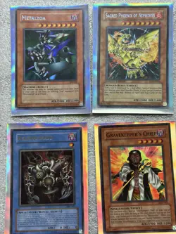 Vintage Yugioh Card Holo Collection 12 Cards Holos, Ultra Rares, Secret Rares - Image 5