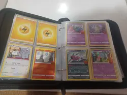 Huge Pokemon Card Lot Over 300 Cards Plus Plastic Sleeves And Binder - Image 3