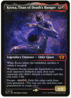 1 x Kroxa, Titan of Death's Hunger - MUL - LP - MTG - Image 1
