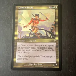 MTG SINGLE - (1x) Captain Sisay - Invasion - LP/NM - Image 1