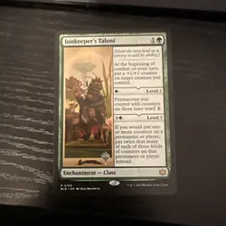 Mtg Innkeeper’s Talent 0180 Promo Bloomburrow Enchantment - Image 1