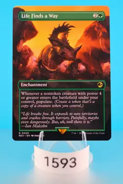 MTG Life Finds a Way (Borderless) Universes Beyond: Jurassic World Regular #5 - Image 1