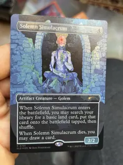 Solemn Simulacrum • Galaxy Foil NM / Unplayed Secret Lair 0791 • Mtg (1882) - Image 1