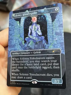 Solemn Simulacrum • Galaxy Foil NM / Unplayed Secret Lair 0791 • Mtg (1882) - Image 2