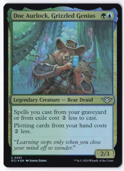 Doc Aurlock, Grizzled Genius U Outlaws of Thunder Junction 201 NM - Image 1
