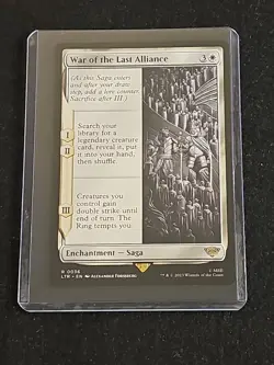 War of the Last Alliance Universes Beyond: the Lord of the Rings: Regular NM - Image 1
