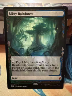 Misty Rainforest ZNE 010 Zendikar Expeditions Mythic Magic the Gathering NM MTG - Image 1