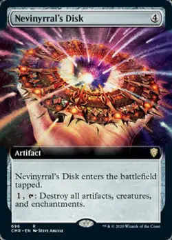 Nevinyrral's Disk x1 1x Extended Art Commander Legends NM MTG - Image 1