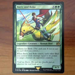 Bartz and Boko - Prerelease Foil Stamped Promo - Final Fantasy MTG - Image 1