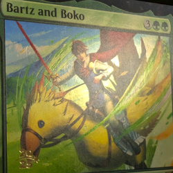 Bartz and Boko - Prerelease Foil Stamped Promo - Final Fantasy MTG - Image 2