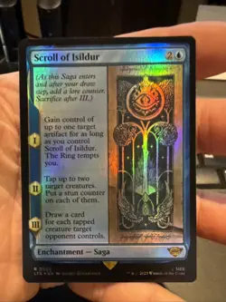 Scroll of Isildur Lord of the Rings 0069 NM Foil MTG - Image 1