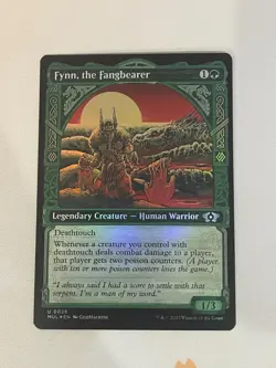 Magic The Gathering, March of the Machine, Fynn The Fangbearer, NM, Foil - Image 1
