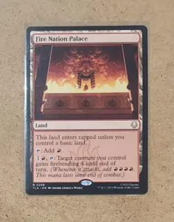MtG TCG: Avatar TLA, Fire Nation Palace #0268 Rare - Image 1