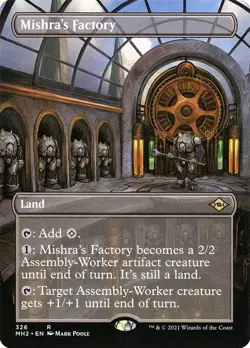 Mishra's Factory Borderless Regular - Modern Horizons 2 MTG-NM - Image 1