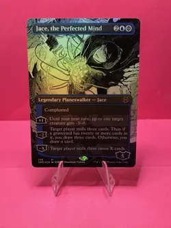 Jace, the Perfected Mind (Borderless) Phyrexia: All Will Be One Foil - Image 1