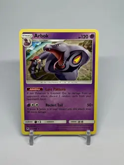 Arbok 27/68 - NM Hidden Fates - Pokemon 2019 Rare TCG Card - Image 1