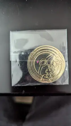 Pokemon TCG Charizard Ultra Premium Collection Metal Gold Coin - Image 2