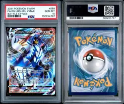 Pokemon TCG Rapid Strike Urshifu VMAX PSA 10 - Image 1