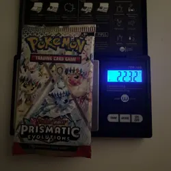 VERY HEAVY! 22.32g Prismatic Evolutions Pokemon TCG Booster Pack (SEALED)✅ - Image 1