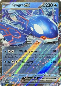 NM-Mint, English Pokemon Holo Kyogre ex - SVP178 - SVP Black Star Promos SV - Bl - Image 1