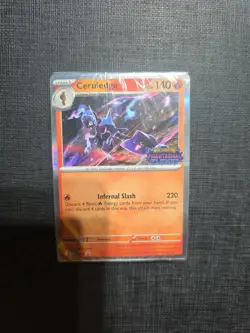 Pokemon TCG - Ceruledge 014 - Phantasmal Flames Prerelease Stamped Promo NM - Image 1