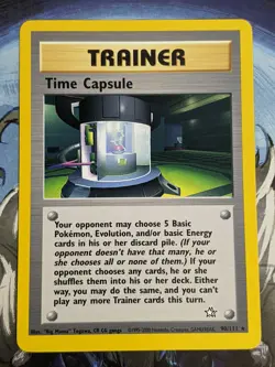 Time Capsule 90/111 Neo Genesis Rare Trainer Pokemon LP - Image 1
