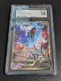Lumineon 156/172 Brilliant Stars Pokemon CGC 10 - Image 1