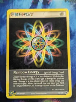 Rainbow Energy 95/109 Ruby & Sapphire Rare Pokemon HP - Image 1