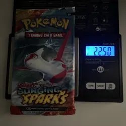(VERY HEAVY) 22.50g Pokemon TCG Surging Sparks Booster Pack (SEALED)✅ - Image 1
