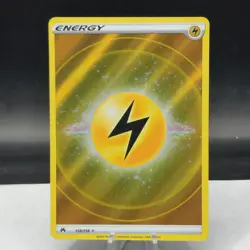 Pokemon TCG Lightning Energy 155/159 Textured Reverse Holo Crown Zenith - NM/M - Image 1