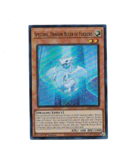 Yugioh Yu-Gi-Oh! Spectral, Dragon Ruler of Flickers ALIN-EN018 1st edition UR - Image 1
