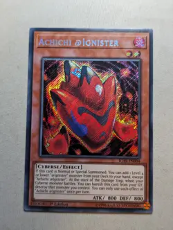 Yugioh Achichi @Ignister IGAS-EN004 Secret Rare 1st Ed - Image 1